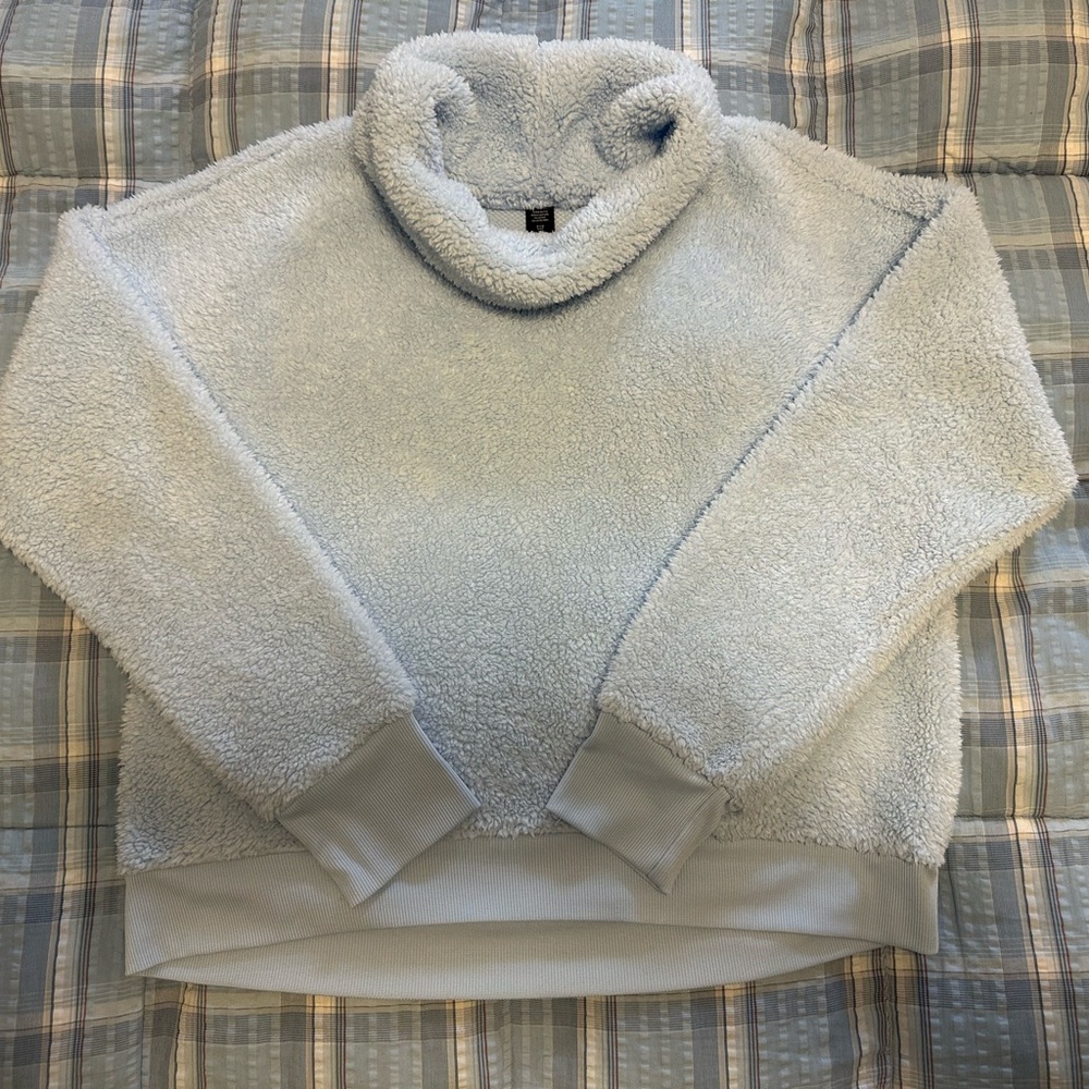 RBX Soft Sky Blue Cowl Neck Sweater